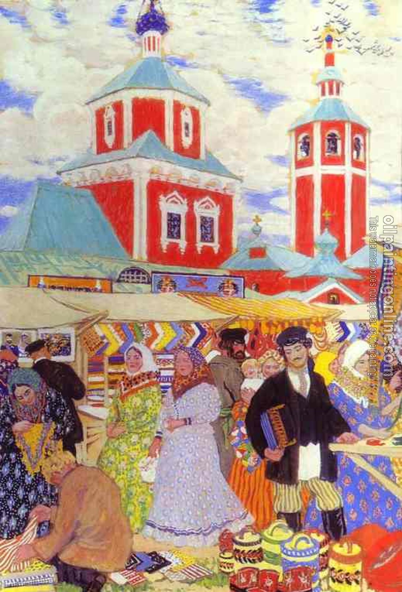 Kustodiev, Boris - Fair